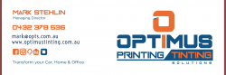Optimus Tinting Solutions logo