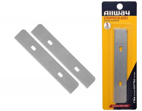 ALLWAY 4 inch Scraper Blades (5 pack)